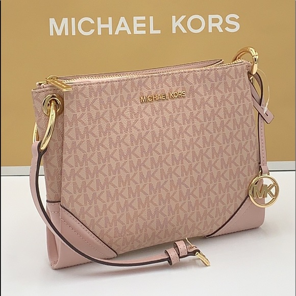 MICHAEL KORS NICOLE LG TRIPLE COMPARTMENT CROSSBODY - Picture 3 of 16